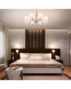 Подвесная люстра Eurosvet 60095/8 хром-foto2