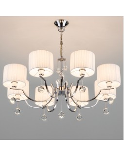 Подвесная люстра Eurosvet 60095/8 хром-foto3