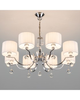 Подвесная люстра Eurosvet 60095/8 хром-foto3