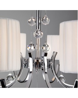 Подвесная люстра Eurosvet 60095/8 хром-foto4