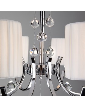Подвесная люстра Eurosvet 60095/8 хром-foto4