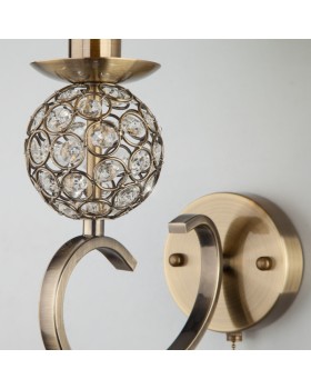 Бра Eurosvet 60089/1 античная бронза-foto4