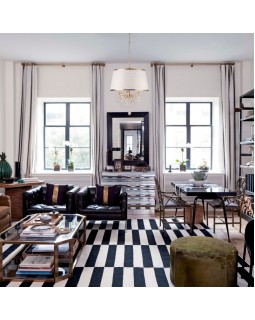 Подвесная люстра Eurosvet 60091/4 перламутровое золото-foto2