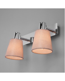 Бра Eurosvet 20080/2 хром/бежевый-foto4