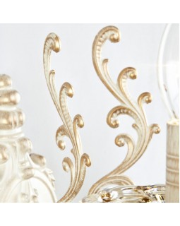 Бра Eurosvet 3281/2 белый с золотом/тонированный хрусталь Strotskis-foto3