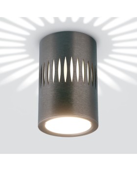 Накладной светильник Elektrostandard DLS026 7W 4200К графит-foto2