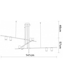 Подвесной светильник Divinare 1126/04 PL-9-foto6