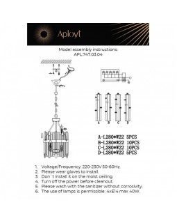 Подвесной светильник APLOYT APL.747.03.04-foto15