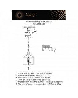 Подвесная люстра APLOYT APL.613.06.01-foto18