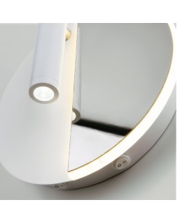 Бра Elektrostandard Drom LED белый/хром (40105/LED)-foto4