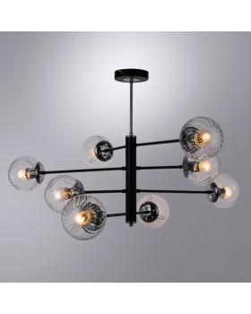 Люстра на штанге ARTE Lamp A3566PL-8BK-foto2