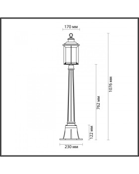 Садовый светильник Odeon Light 4961/1F-foto2
