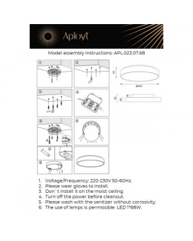 Накладной светильник APLOYT APL.023.07.68-foto2