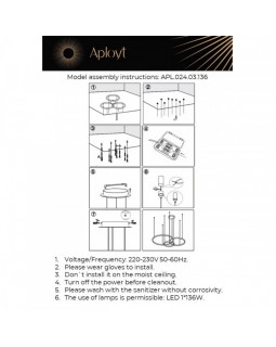 Подвесная люстра APLOYT APL.024.03.136-foto2