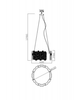 Подвесная люстра Freya FR5141PL-08BS-foto7