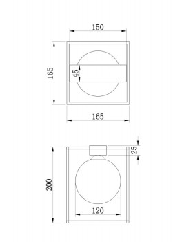 Накладной светильник Freya FR5113CL-01G-foto2