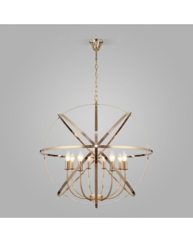 Подвесная люстра Eurosvet 60139/8 золото-foto2