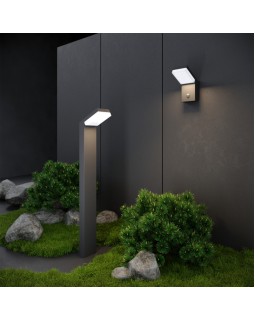 Светильник настенный Elektrostandard 1541 TECHNO LED с датчиком движения Серый-foto2