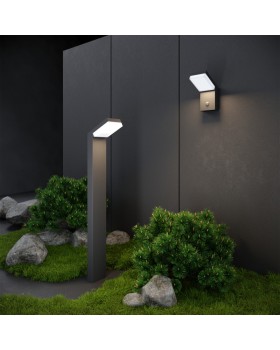 Светильник настенный Elektrostandard 1541 TECHNO LED с датчиком движения Серый-foto2