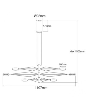 Подвесная люстра DeMarkt 632017206-foto12