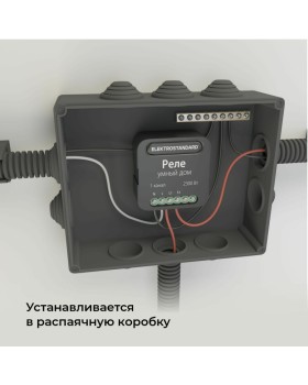 Wi-Fi реле Elektrostandard 76006/00 реле Умный дом черный-foto10