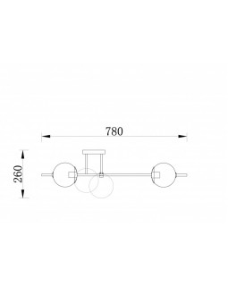 Накладная люстра Freya FR5205PL-06BS-foto5