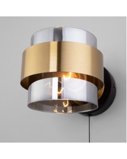 Бра Eurosvet 70127/1 черный/ дымчатый-foto2