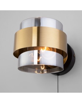 Бра Eurosvet 70127/1 черный/ дымчатый-foto2