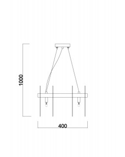 Подвесная люстра Freya FR5141PL-08BS2-foto3