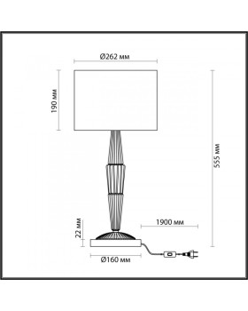 Настольная лампа Odeon Light 5403/1T-foto6