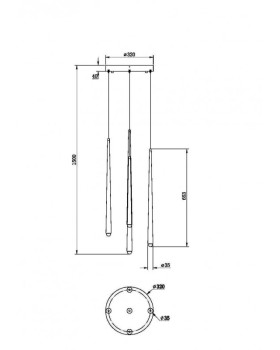 Подвесная люстра Maytoni MOD132PL-L36BSK2-foto3
