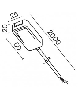 Подвод питания Maytoni Technical TRA084B-12B-200-foto3