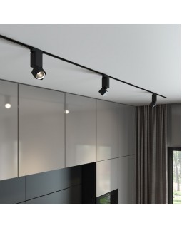 Светильник на шине Elektrostandard Cubus чёрный матовый 10W 4200K (85516/01) однофазный-foto4