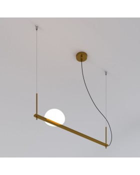 Подвесной светильник Eurosvet 70145/1 латунь-foto2