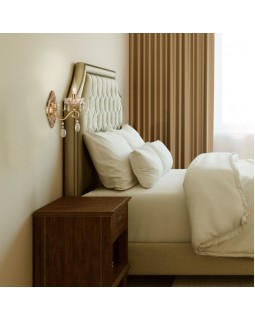 Бра Eurosvet 10037/1 золото/тонированные хрусталь Strotskis-foto2