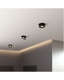 Встраиваемый светильник Elektrostandard Pruno черный 8W 4200К (25080/LED)-foto2