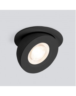 Встраиваемый светильник Elektrostandard Pruno черный 8W 4200К (25080/LED)-foto3