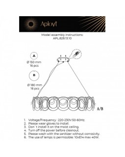 Подвесная люстра APLOYT APL.828.13.10-foto16