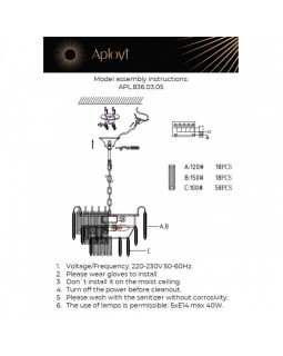 Подвесная люстра APLOYT APL.836.03.05-foto18