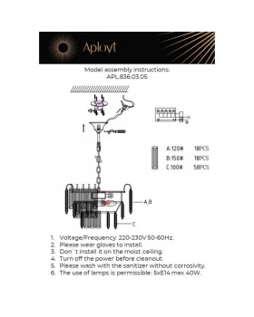 Подвесная люстра APLOYT APL.836.03.05-foto18