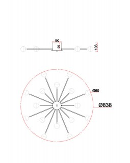 Накладная люстра Freya FR5242CL-16B-foto5