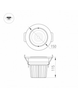 Светильник Downlight Arlight 032618-foto6