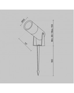 Грунтовый светильник Maytoni O050FL-L5W3K-foto5