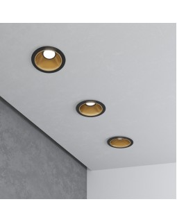 Встраиваемый светильник Elektrostandard 25081/LED 8W 4200K чёрный/золото-foto2