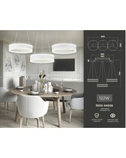 Каскадная люстра Ambrella Light FA6206-foto4