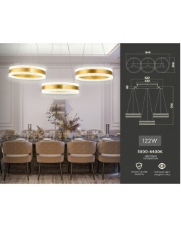 Каскадная люстра Ambrella Light FA6208-foto4