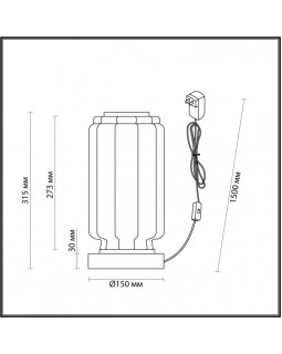 Настольная лампа Odeon Light 5408/10TL-foto3
