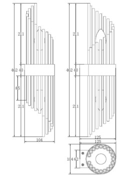 Бра Maytoni MOD174WL-02G-foto2