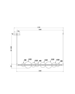 Подвесной светильник Freya FR5396PL-L13BS-foto2