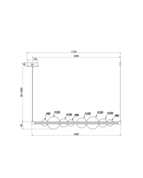 Подвесной светильник Freya FR5396PL-L13BS-foto2